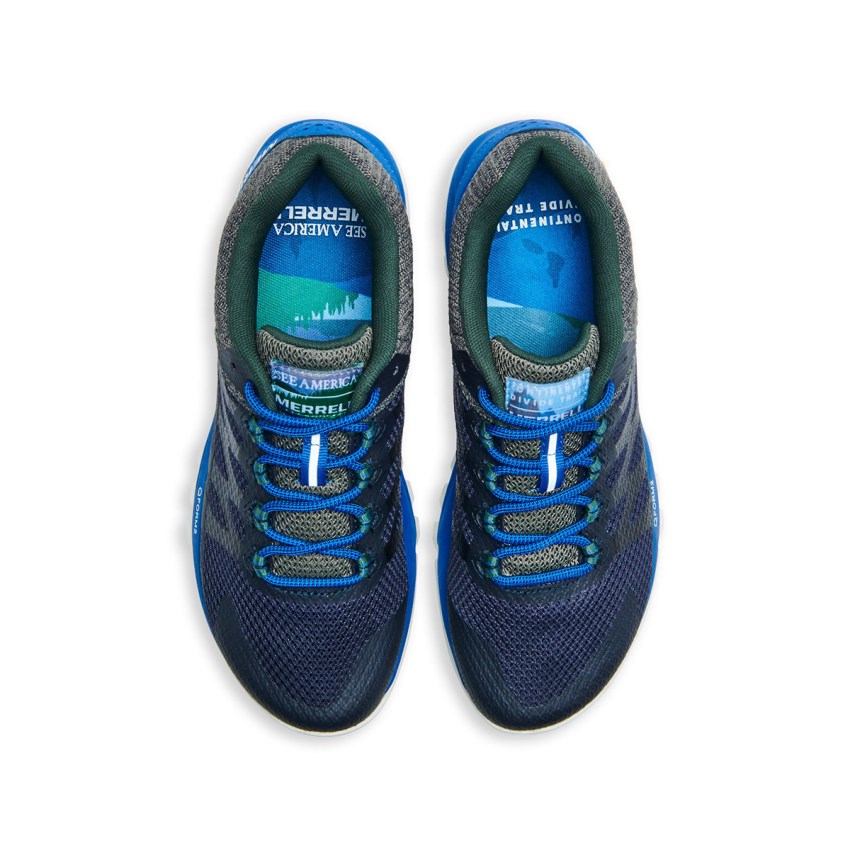 Basket Merrell Antora 2 X See America Bleu Marine Femme | K.B.TNBI